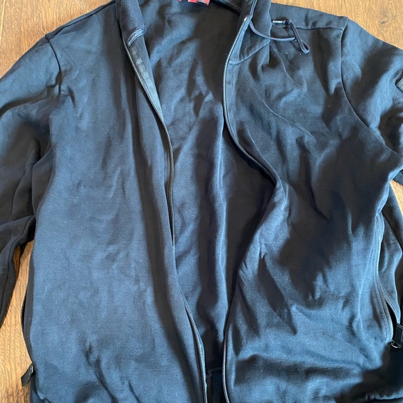 Black Burberry sport men’s zip up XXL - Picture 2 of 7